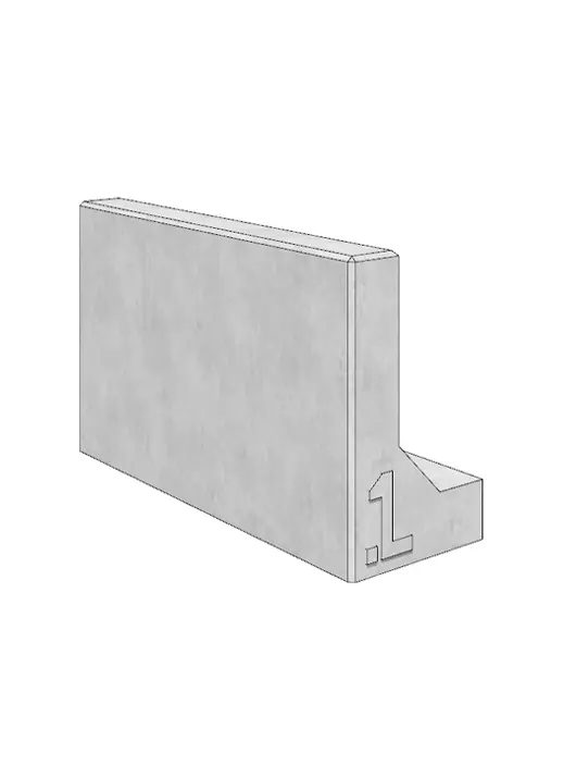 murek oporowy wysokości 60cm | www.muryoporowe.pl