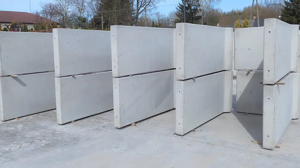 mury oporowe L do budowy silosów betonowych | Lider